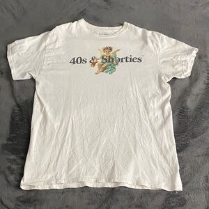 Men’s White Graphic T-Shirt